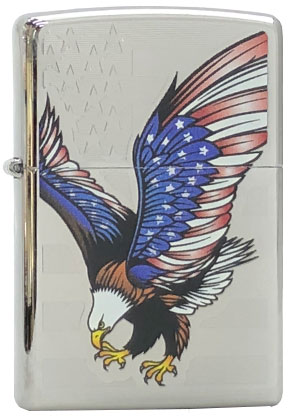 ZIPPO】ジッポー：#28449/American Eagle,Top Stamp USAカタログ