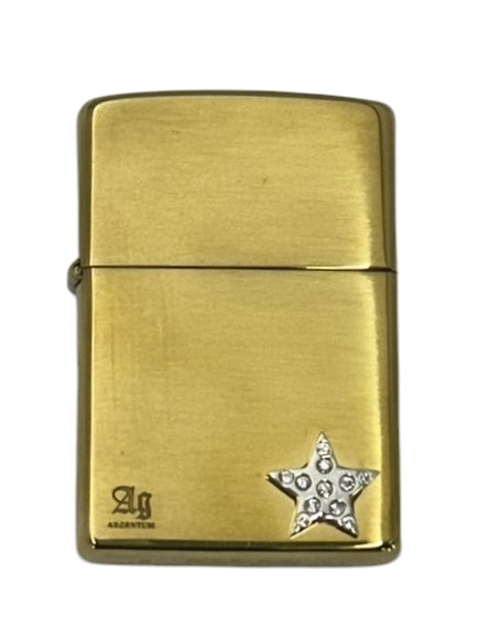 【ZIPPO】ジッポー：2004年製 新品 未使用 スター／イエロー